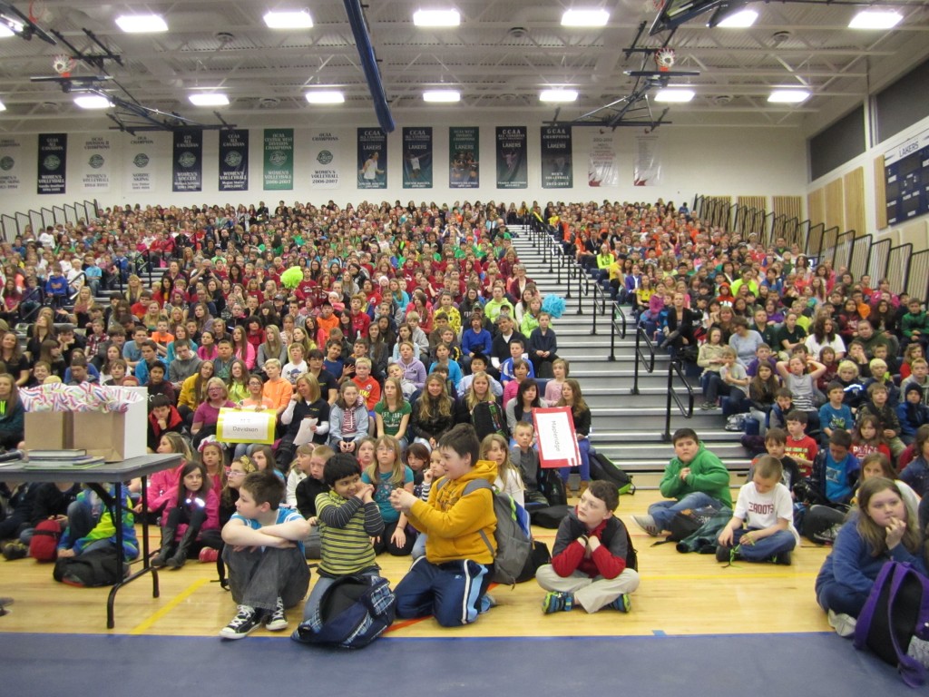 The cheering from these keen readers at the North Bay Festival of Trees was deafening! 