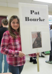 Parry Sound Festival of Trees: my awesome sign carrier and introducer 